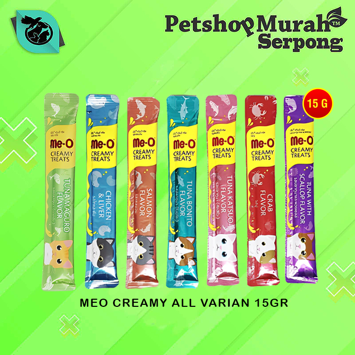 Snack treats Kucing Meo Creamy Mix All varian 15 Gram
