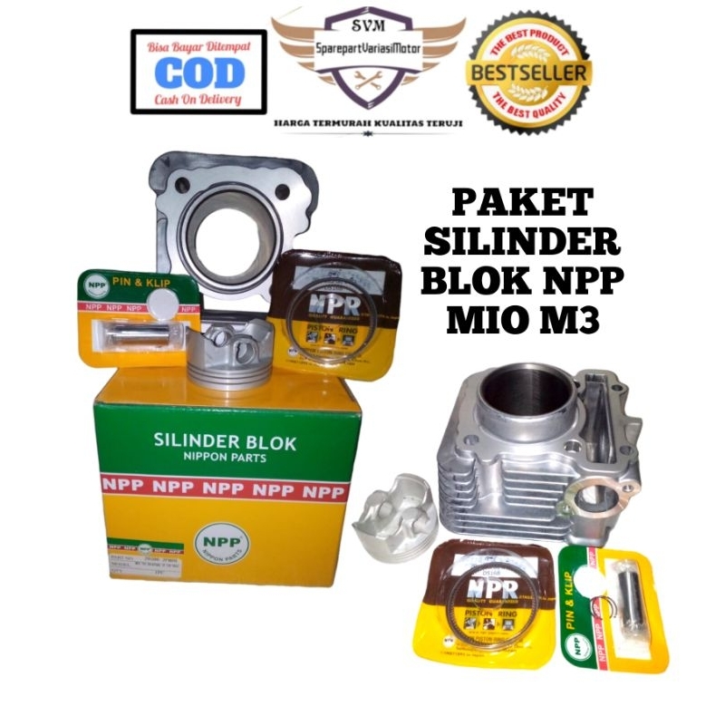 PAKET SILINDER BLOK MIO M3 BLOK SEHER MIO M3 NPP KUALITAS BARANG TERJAMIN
