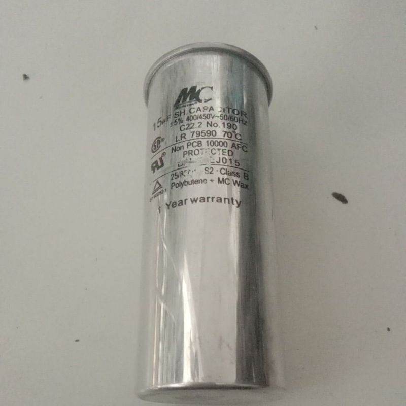 kapasitor AC Sharp ukuran 1/2 pk original mc