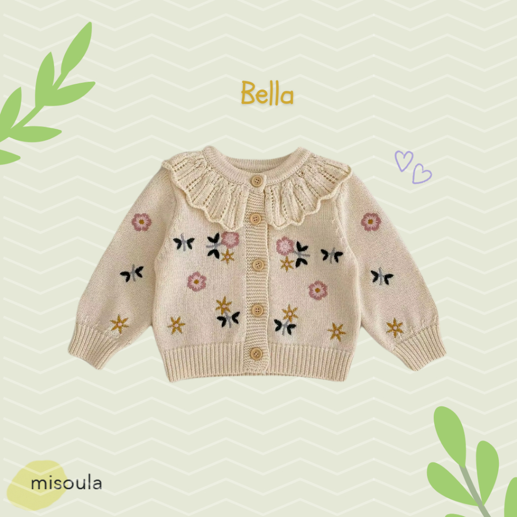 Misoula - Bella Cardigan | Cardigan Anak Perempuan | Cardigan Bayi | Atasan Anak Perempuan | Baju An
