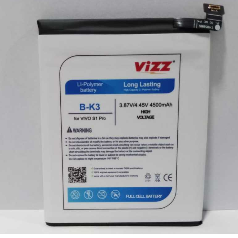 Vizz Baterai Vivo B-K3 Baterai Vivo S1 Pro