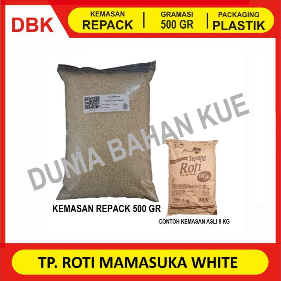 

TEPUNG ROTI PUTIH WHITE BREAD CRUMB MAMASUKA MAMA SUKA - REPACK 500 GR