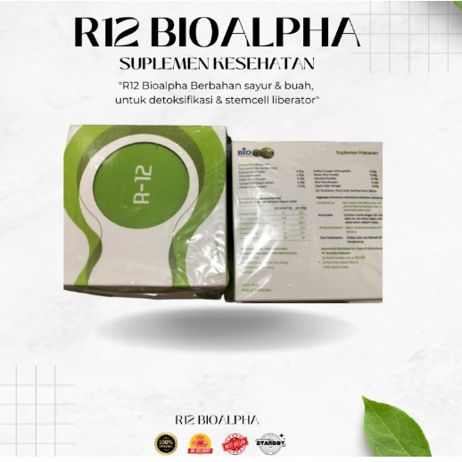 BIOALPHA R12 NUTRISI DETOX HERBAL / RNW BIOALPHA DETOK TUBUH