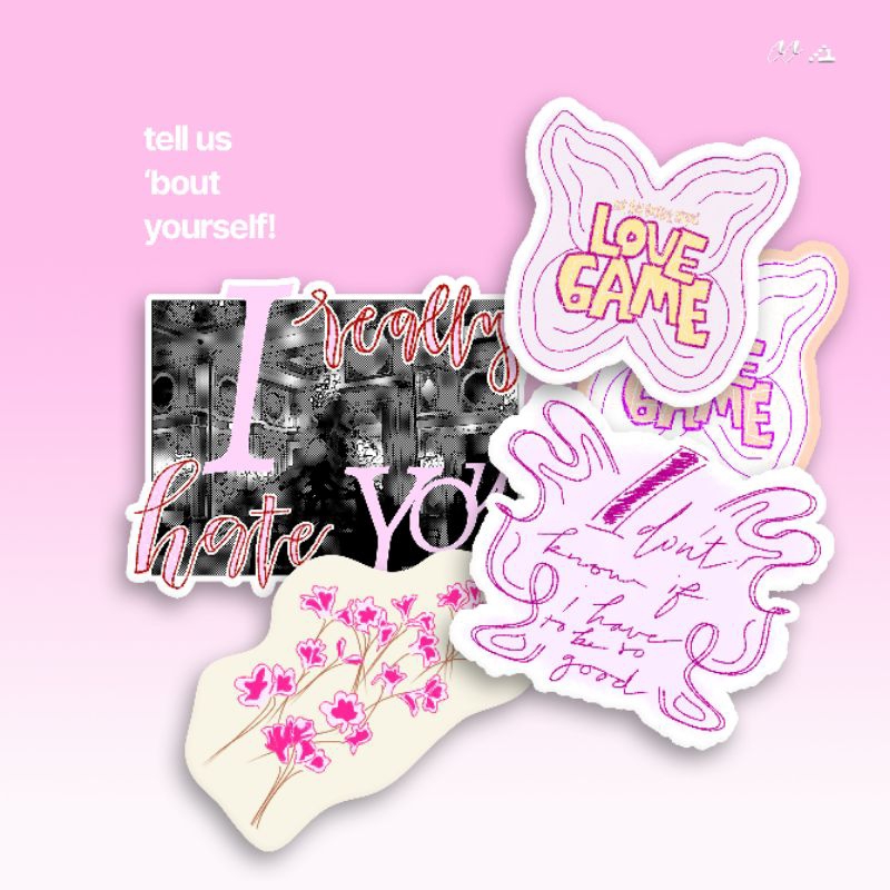 

(Pre-Order) yerin baek - tellusboutyourself sticker pack (5pcs)