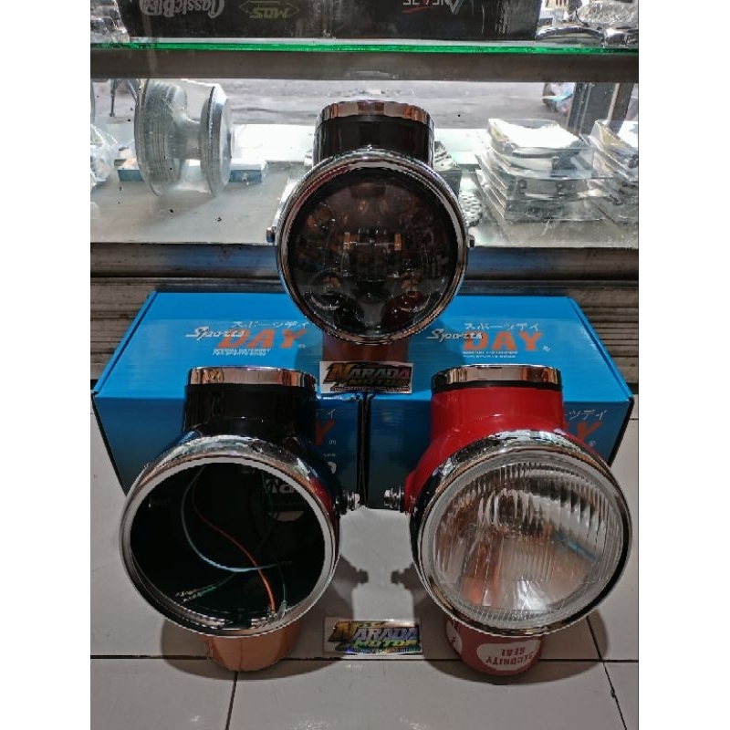 lampu CD CT import set daymaker 5,75 inch spido CD fungsi  batok CD CT import set spido CD fungsi  B