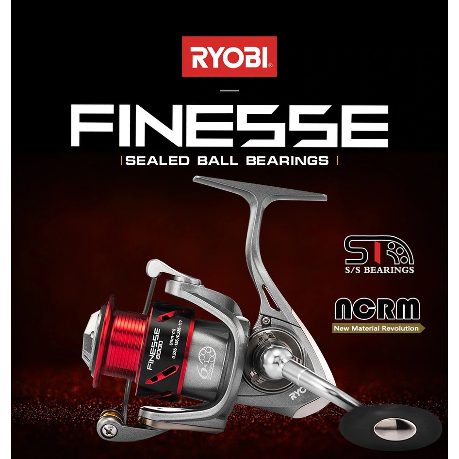 Reel Ryobi Finesse 8000 Power Handle pancing laut