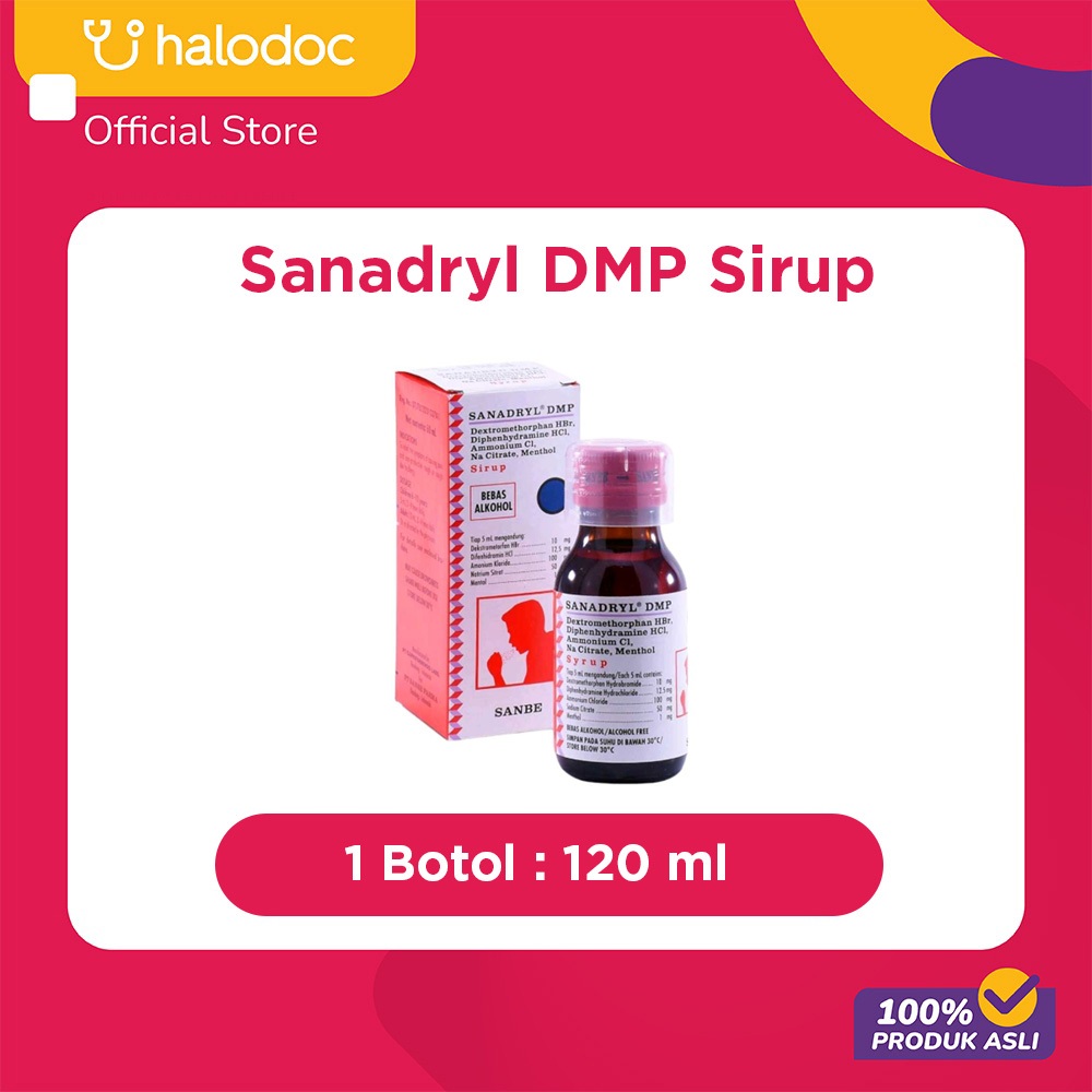 Sanadryl DMP Sirup 120 ml