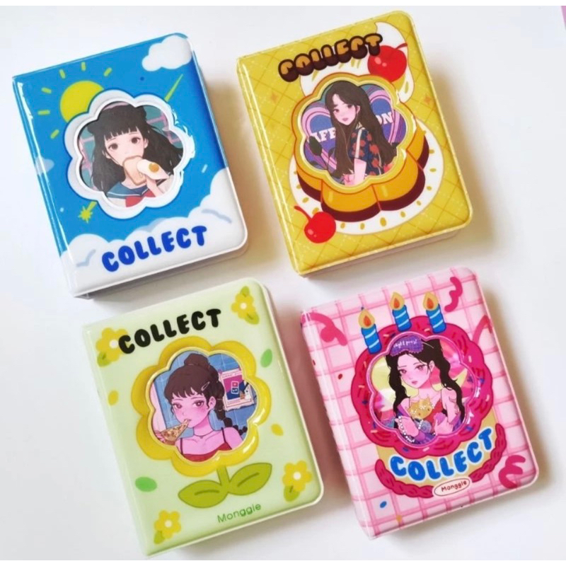 (36slot) collect book untuk pc photocard flower bunga cake collection kolbuk kpop tempat polaroid id