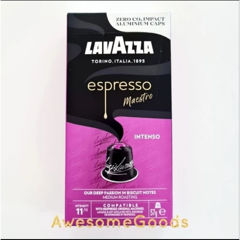

Lavazza Espresso Intenso Nespresso Compatible 10 Capsules