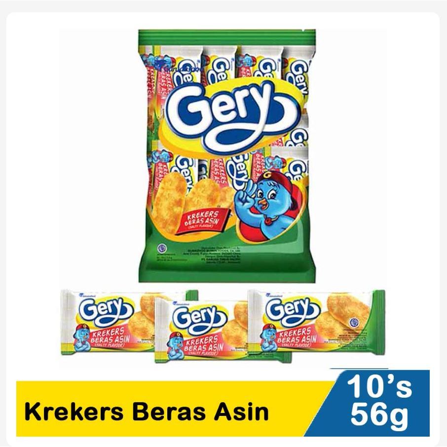 

Gery Kraker Beras Asin 10X5.6 gr