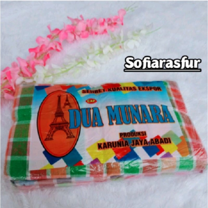Serbet 1 Lusin 12 Pcs / Serbet jumbo warna ( 003 ) Dua Munara / Serbet jumbo Warna serbaguna Serbet