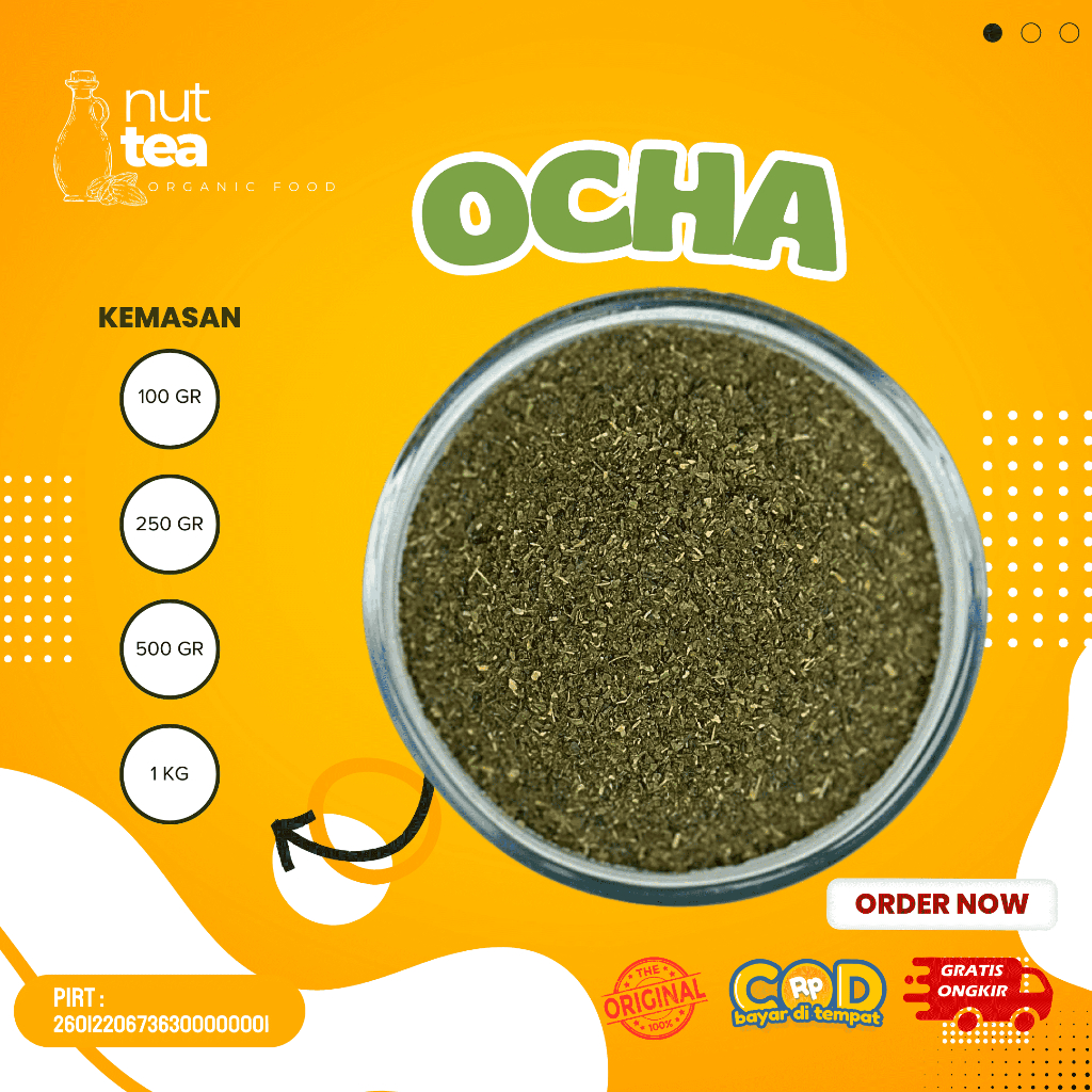 

Daun Teh Ocha Premium 500gr - Ocha Tea Premium / Teh Hijau Jepang / Japanese Green Tea