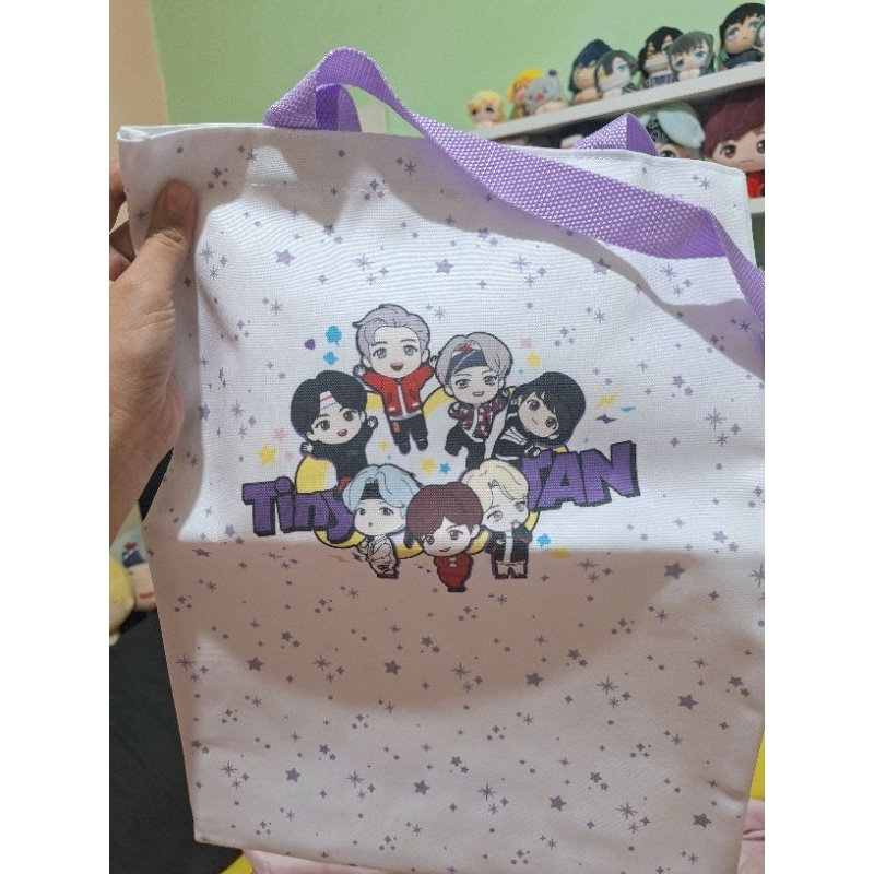 TinyTAN X Golden Lamian Tote Bag Official TinyTAN BTS