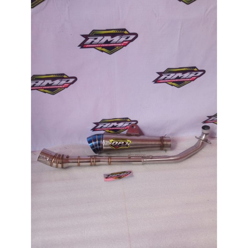 Knalpot racing DPJ suara engker, pemakean all bebek jupiter z, vega, supra, kharisma dll fullsystem.