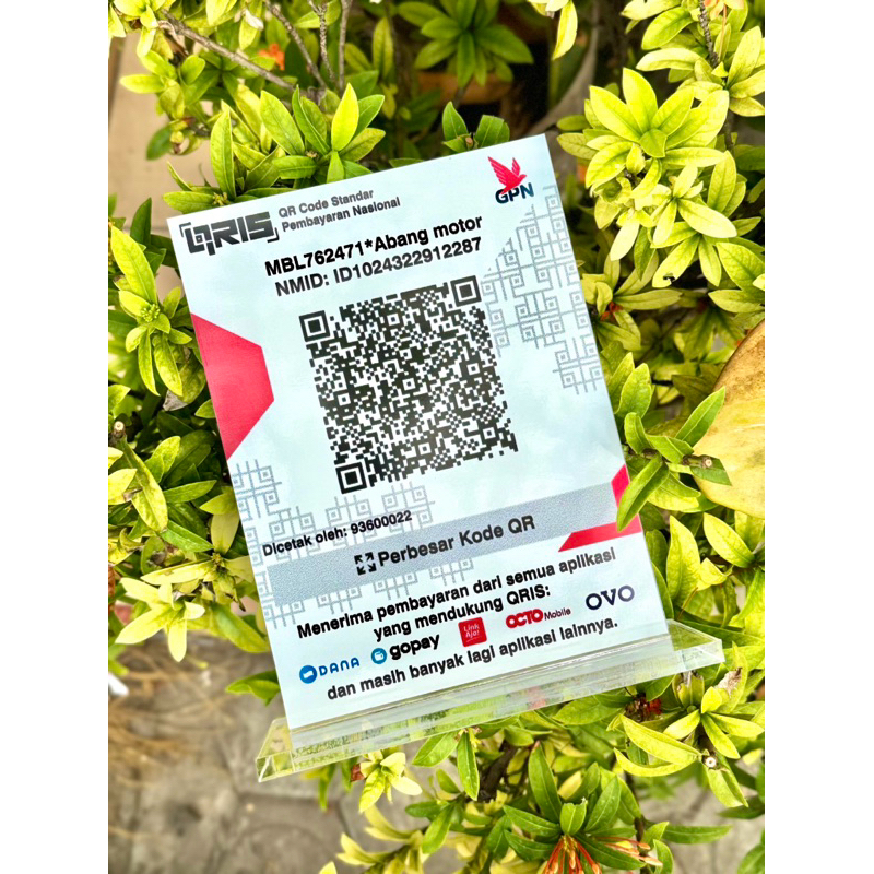

BISA CUSTOM AKRILIK QRIS UKURAN 15x20CM BAHAN TEBAL