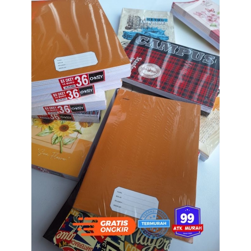 

Isi 10 Pcs Buku BIGBOSS 36Lembar/Buku Okey Bigboss/Alat Tulis/Campus/Buku Tulis