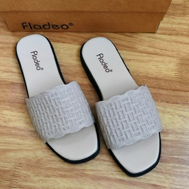 Sandal Wanita Fladeo / Sandal Selop Wanita Non Slip / Sandal Rajut Import Premium