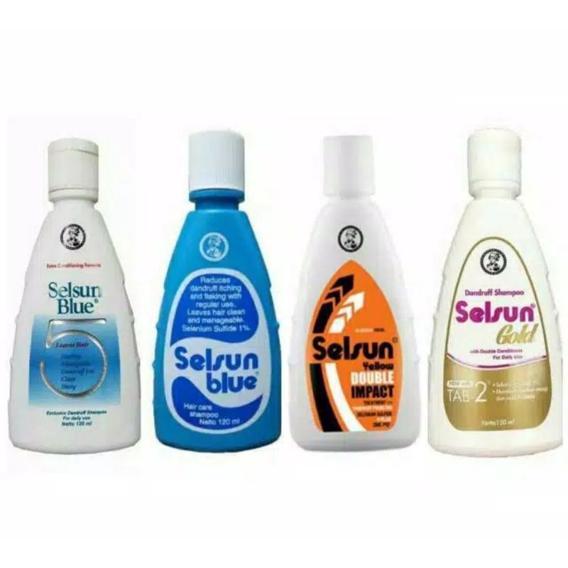 SELSUN Blue Shampoo / Selsun Blue Five / Selsun Gold / Selsun Yellow Double Impact