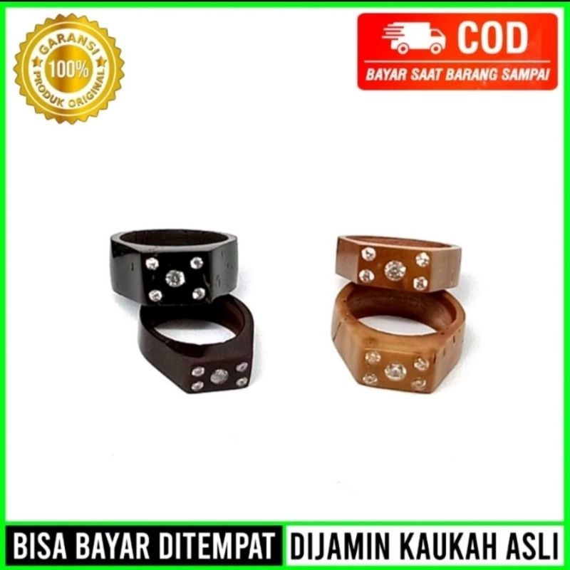 Cincin Kokka/Kaokah Pria wanita Plat mata 5