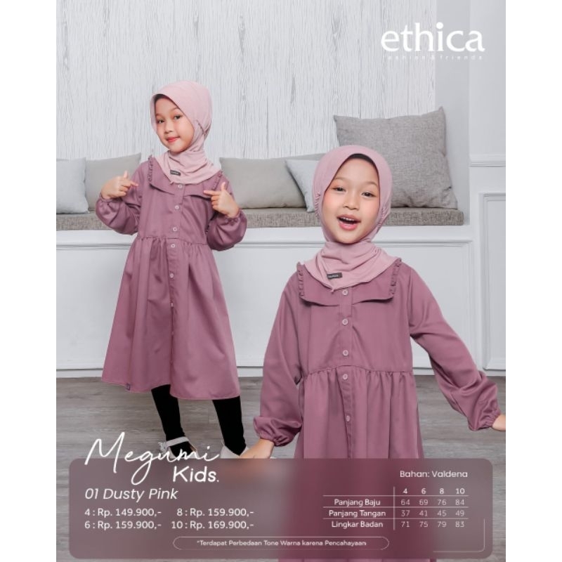 Ethica Megumi Kids Series/Tunik Anak/Baju Anak