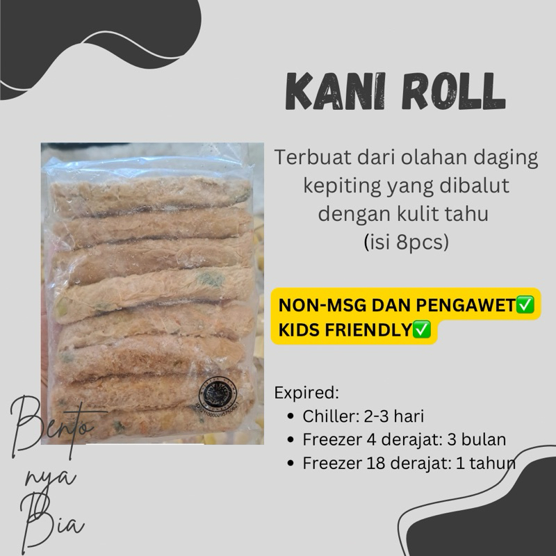 

Kani Roll Frozen Bento Hokben