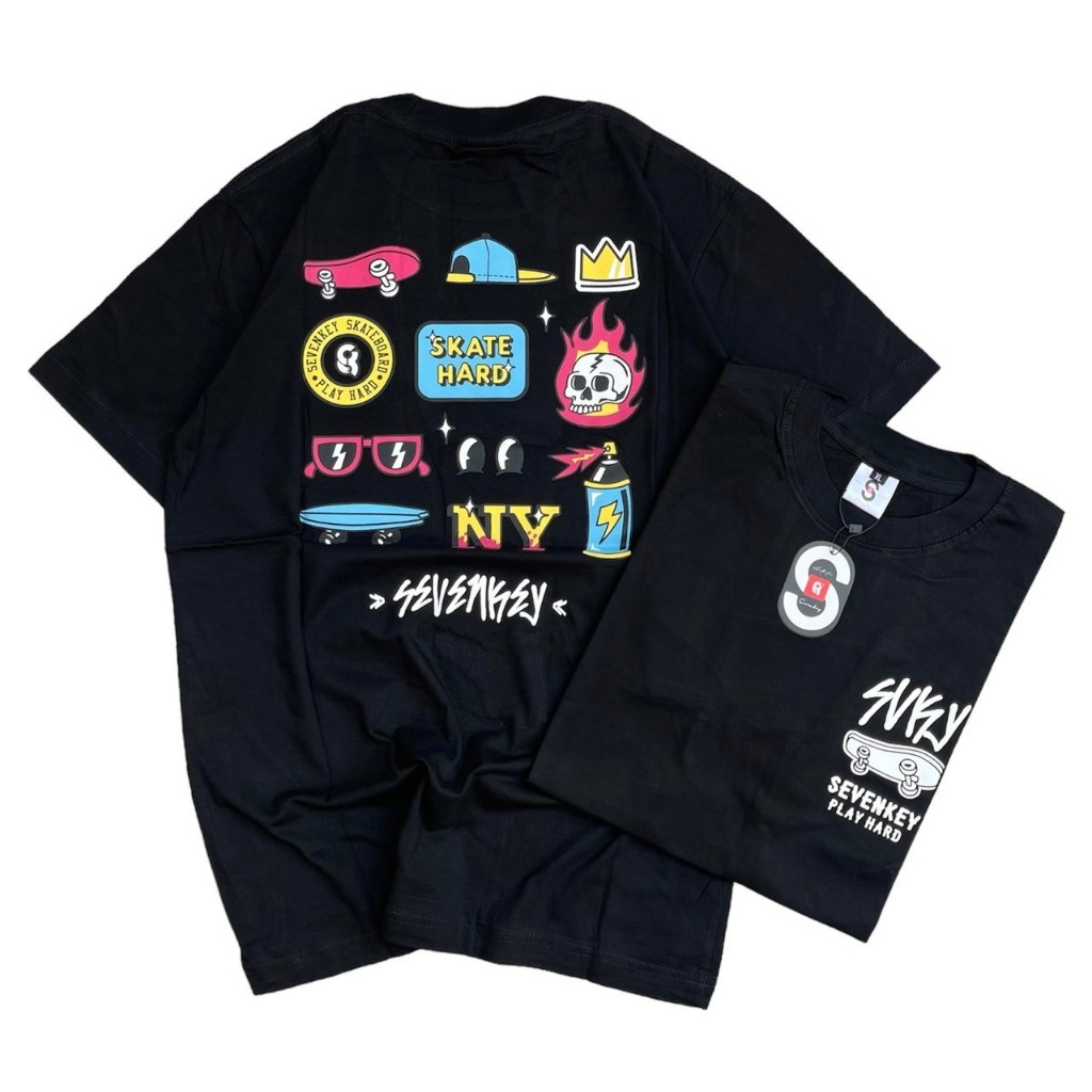 SEVENKEY - KAOS SEVENKEY - TSHIRT PRIA - KAOS PRIA - BAJU PRIA - TSHIRT SEVENKEY - KAOS OVERSIZE