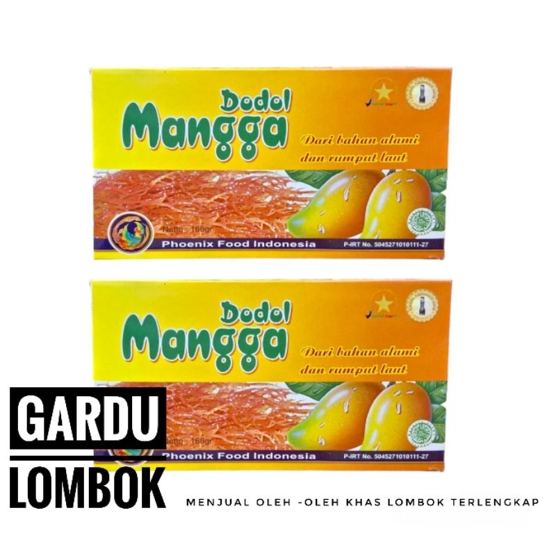 

Dodol Rumput laut Phoenix rasa mangga 160 gram (Oleh -Oleh Khas Lombok)