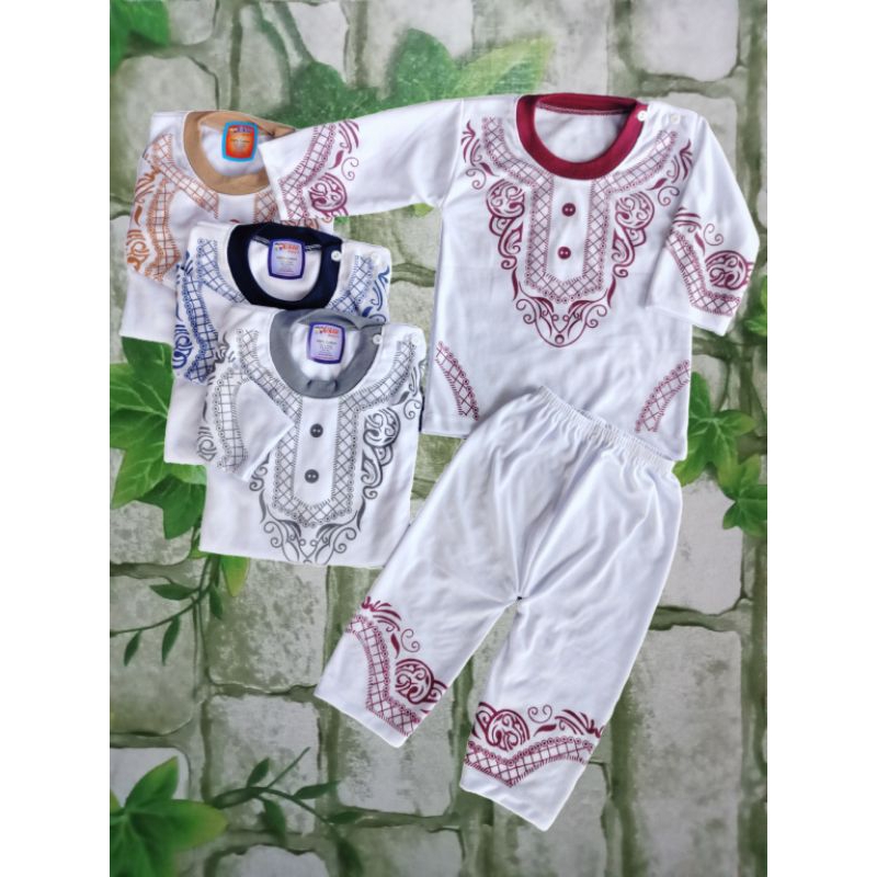 SETELAN BAJU KOKO BAYI 6-18 BULAN OKTABABY