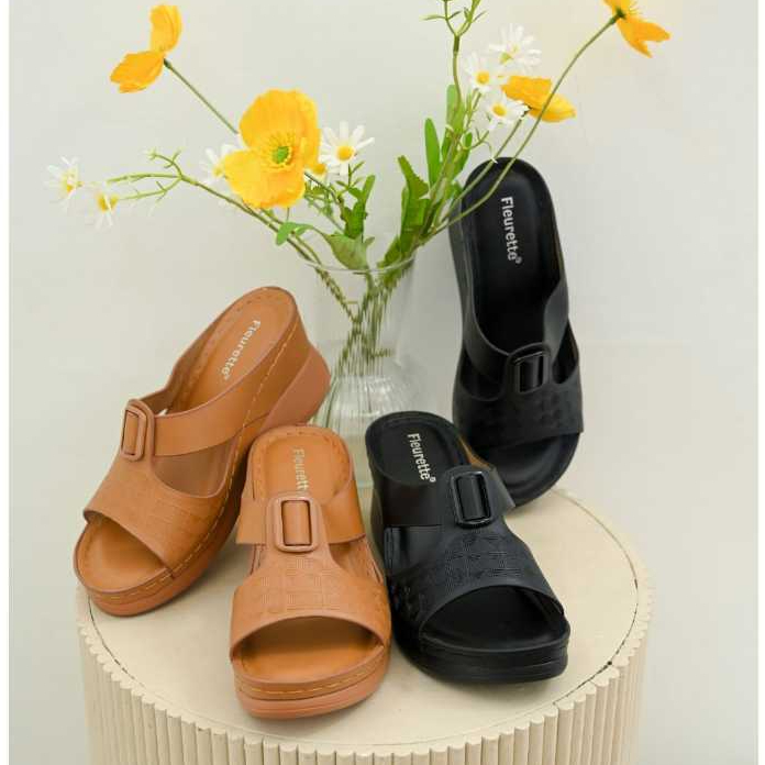 Fleurette| Sepatu Sendal Wanita |BRIA
