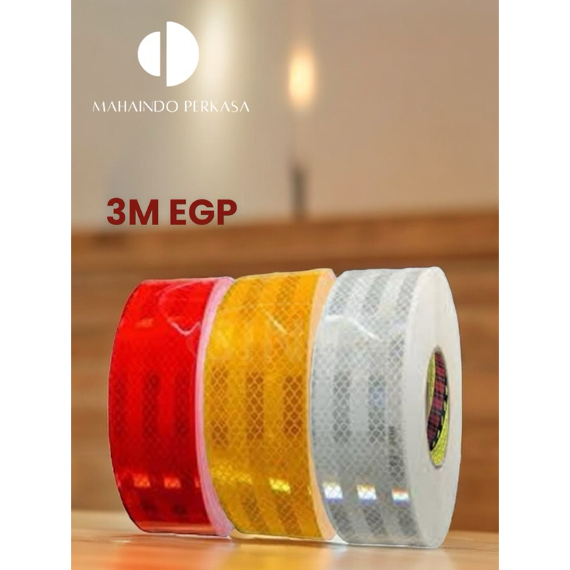 Stiker 3M EGP Sticker Reflektor Menyala 5cm x 5m