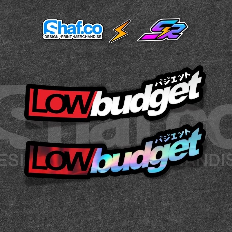 

STICKER LOW BUDGET VINYL DAN HOLOGRAM VIRAL KEREN