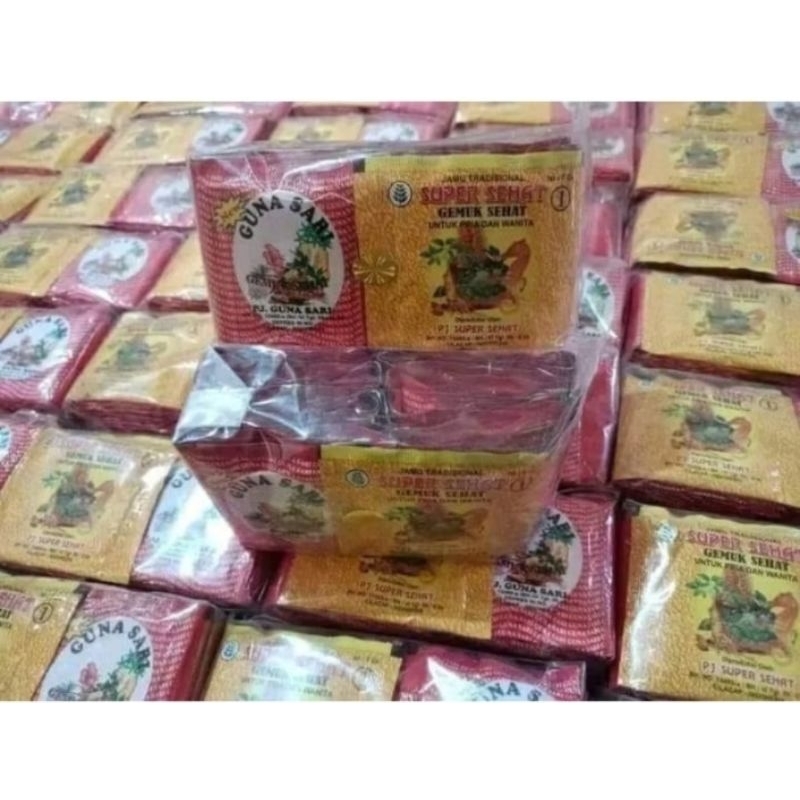 

Isi 30 Pack Jamu Gunasari Original 100% Asli Jamu guna sari Ampuh menggemukan badan jamu herbal jamu penggemuk sehat alami aman jangka panjang Maxie glow zamzam deviena bibit dinda