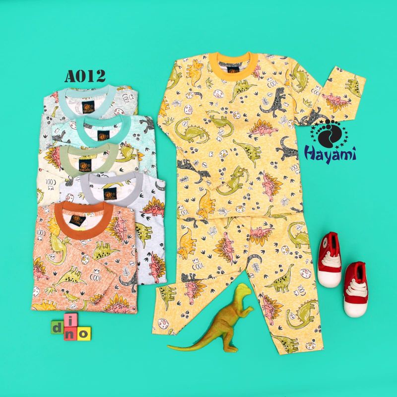 Hayami-Setelan panjang anak full print 468