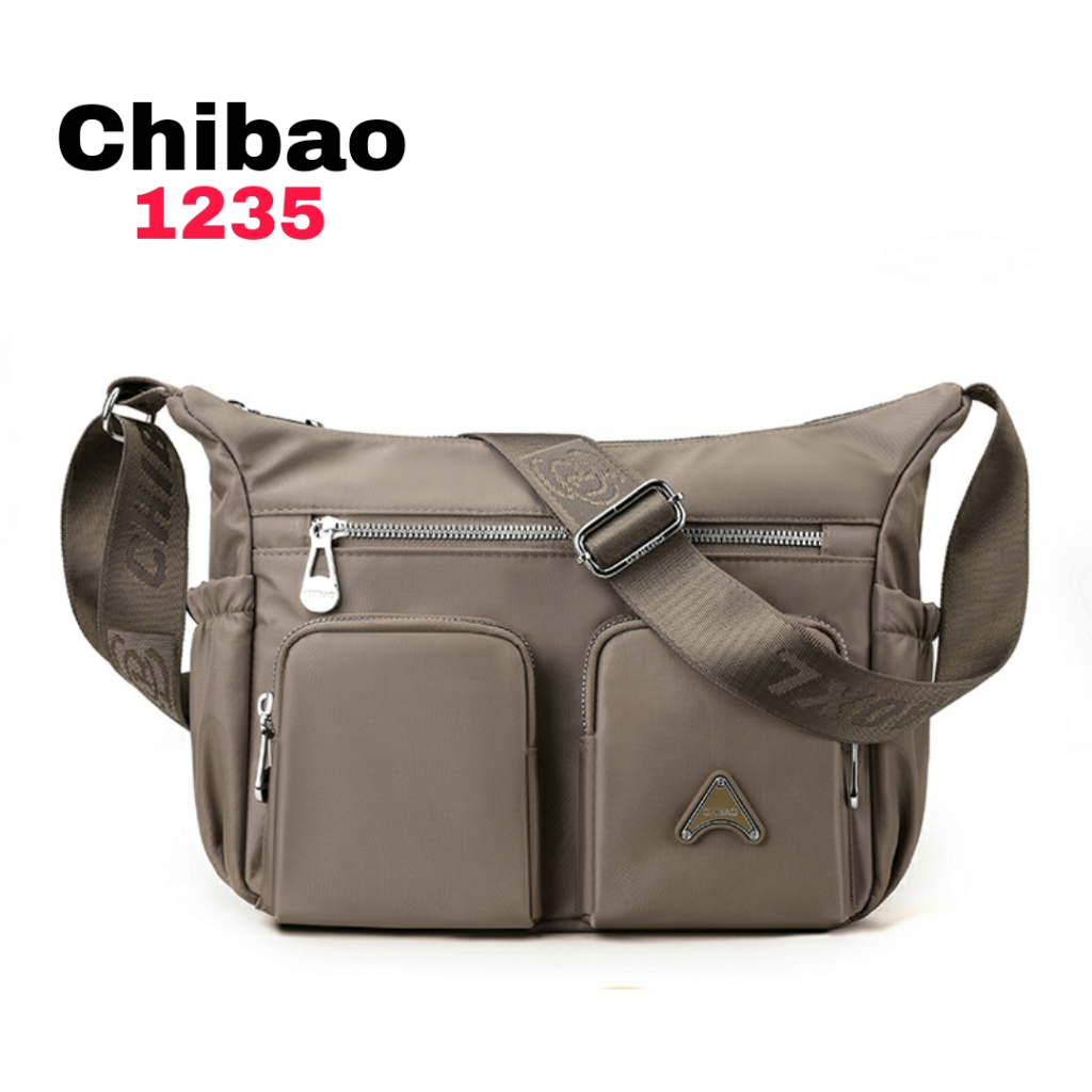 Chibao ori - Tas selempang chibao 1235 tas selempang wanita nilon waterproof sling bag wanita chibao