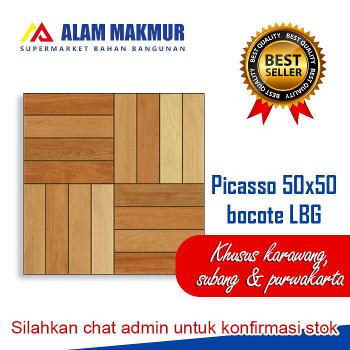 Keramik Lantai 50x50 PICASSO BOCOTE LBG