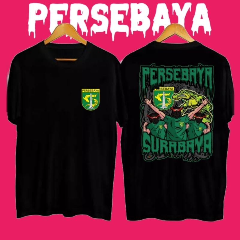 KAOS DISTRO PERSEBAYA SURABAYA.