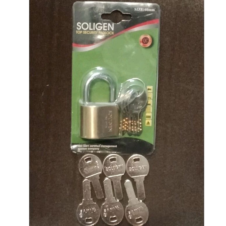 gembok soligen per 40mm pendek