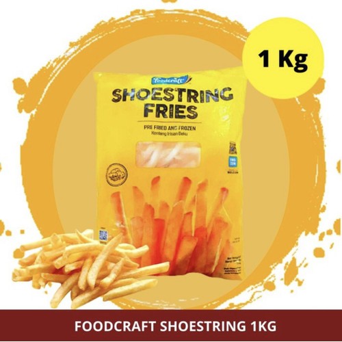 

FoodCarft Kentang Goreng Shoestring French Fries 1kg Halal BPOM