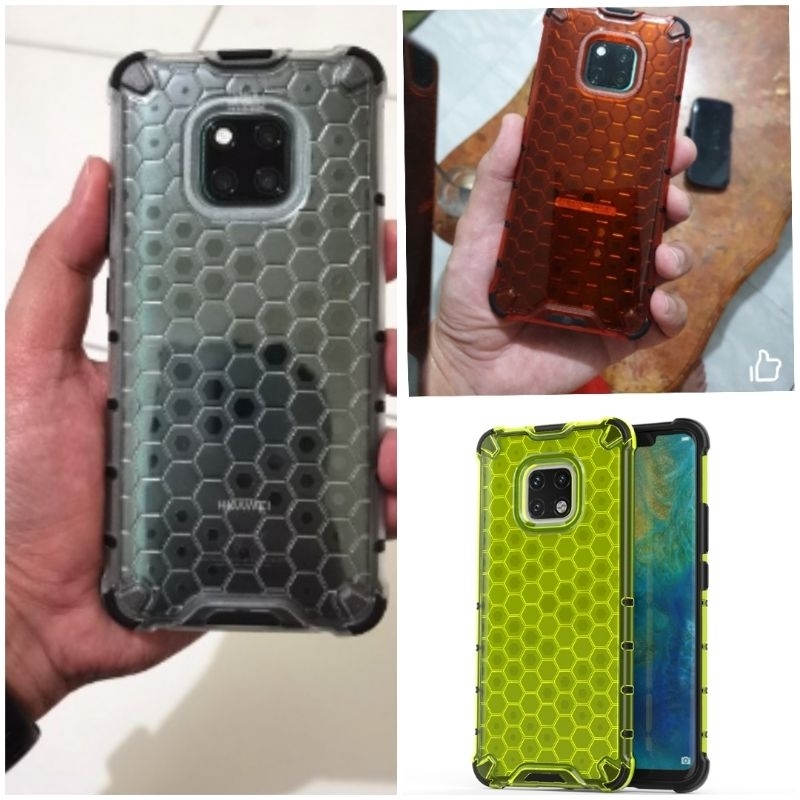 Casing Softcase Honeycomb Huawei Mate 20 Pro Soft Back Case