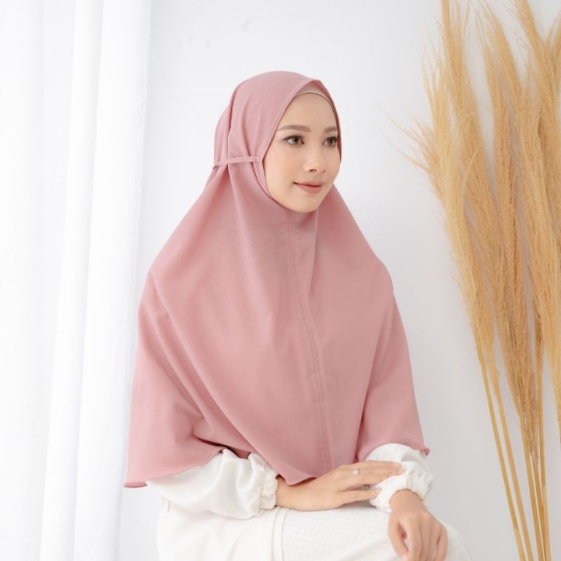 iaraproject- Hijab Instan Bergo Ceruti Ukuran Sedang