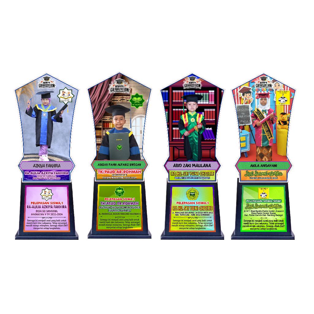 

Trophy, MAP, MEDALI untuk Wisuda TK PAUD