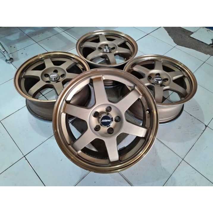 Velg Mobil Racing Bekas / Second R16 Type Te37 VolkRays Pnp Sienta Veloz DLL