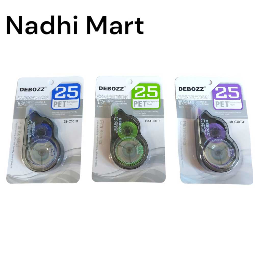 

COR TAPE DEBOZZ DB-CT010 25M (12/384) / DEBOZZ CORRECTION TAPE