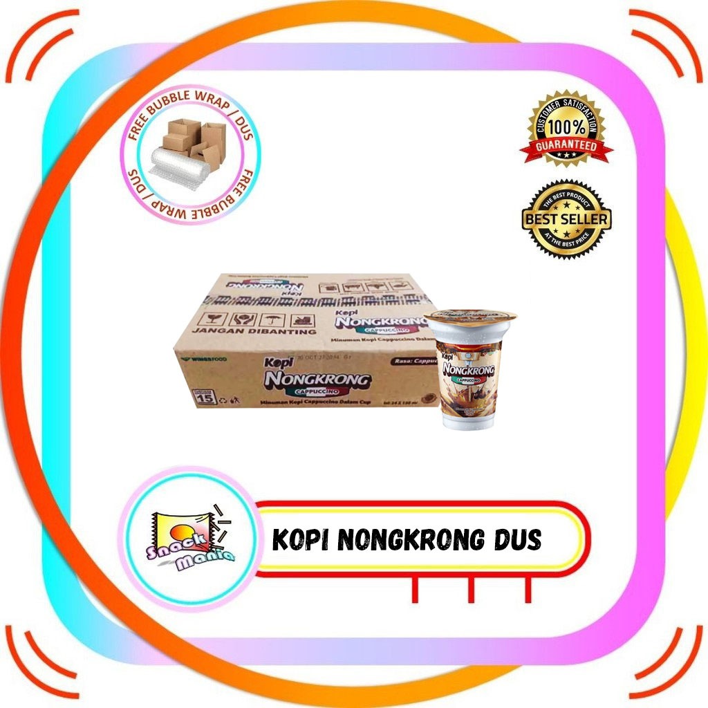 

Kopi Gelas NONGKRONG Cappuccino Cup 150 ml x 24 pcs DUS Kopikap