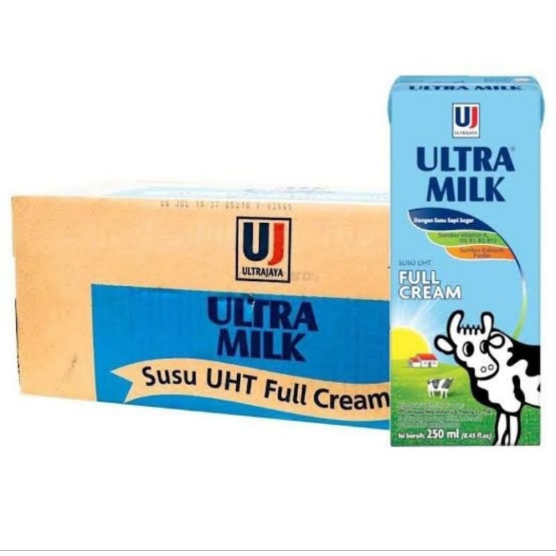 

Susu UHT ultra milk full cream 250ml perkarton