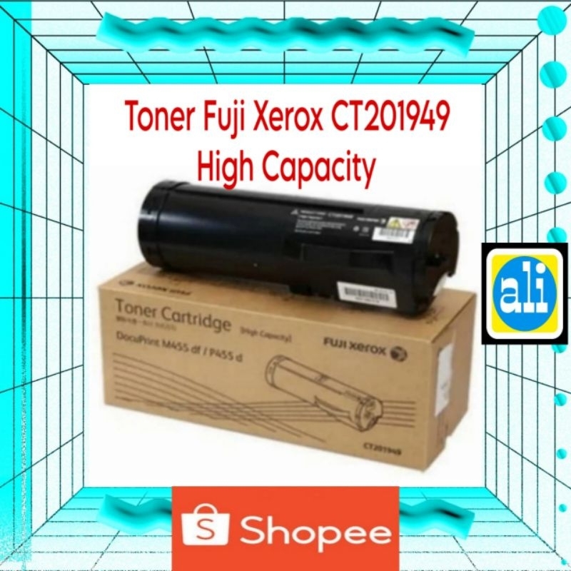 Toner Fuji Xerox CT201949 Black High Capacity Origjnal For : Fuji Xerox DocuPrint P455 M455 DF