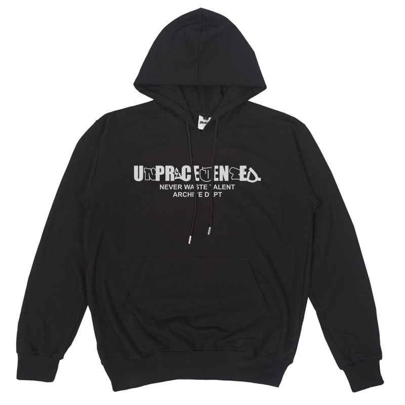 Untd Hoodie Fleece Cotton Archive Black
