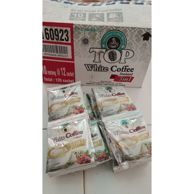 

TOP WHITE COFFE 1RENTENG @12SACHET