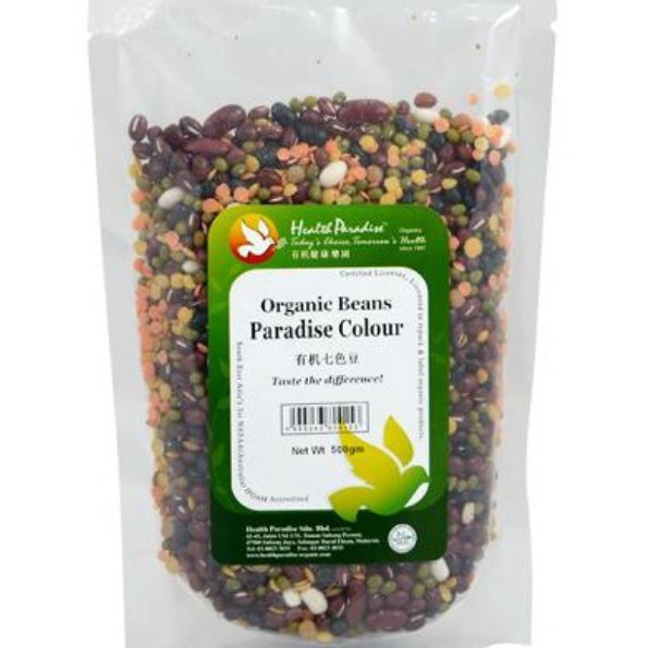 

Health Paradise Organic Soup Bean Mixed 500gr