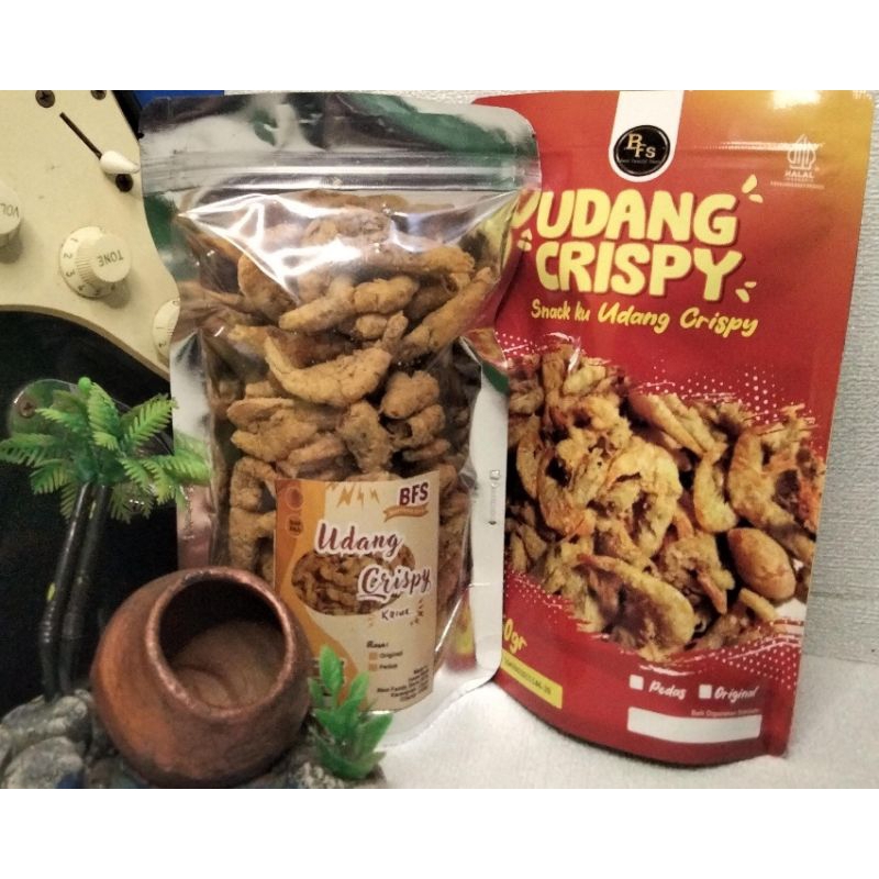 

UDANG GORENG TEPUNG CRISPY KRISPI 150 gram berukuran Besar Udang Goreng Alami tanpa Pengawet